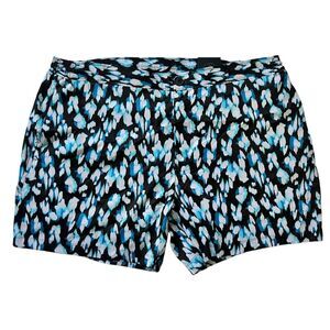 Men’s Good Man Brand Swim Trunks Size XXL Blue Black NWT